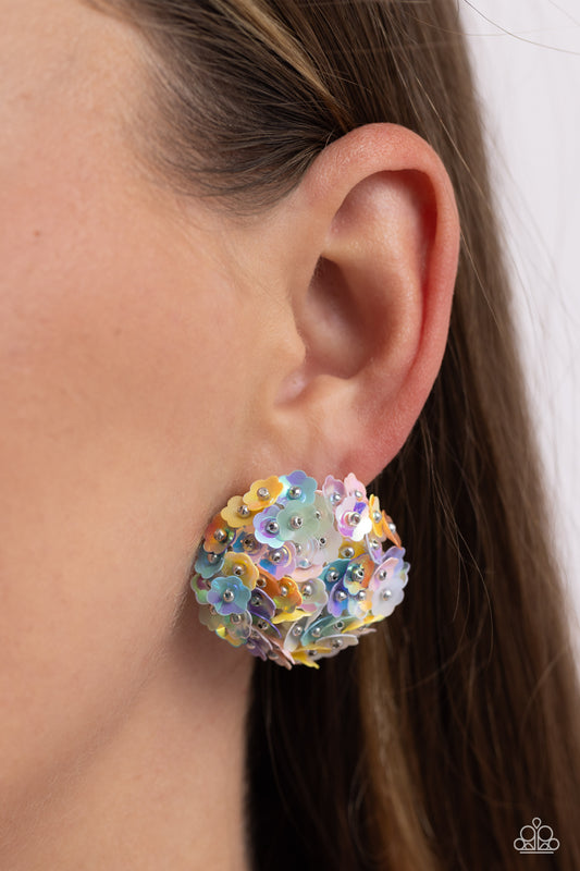Corsage Character - multi - Paparazzi earrings