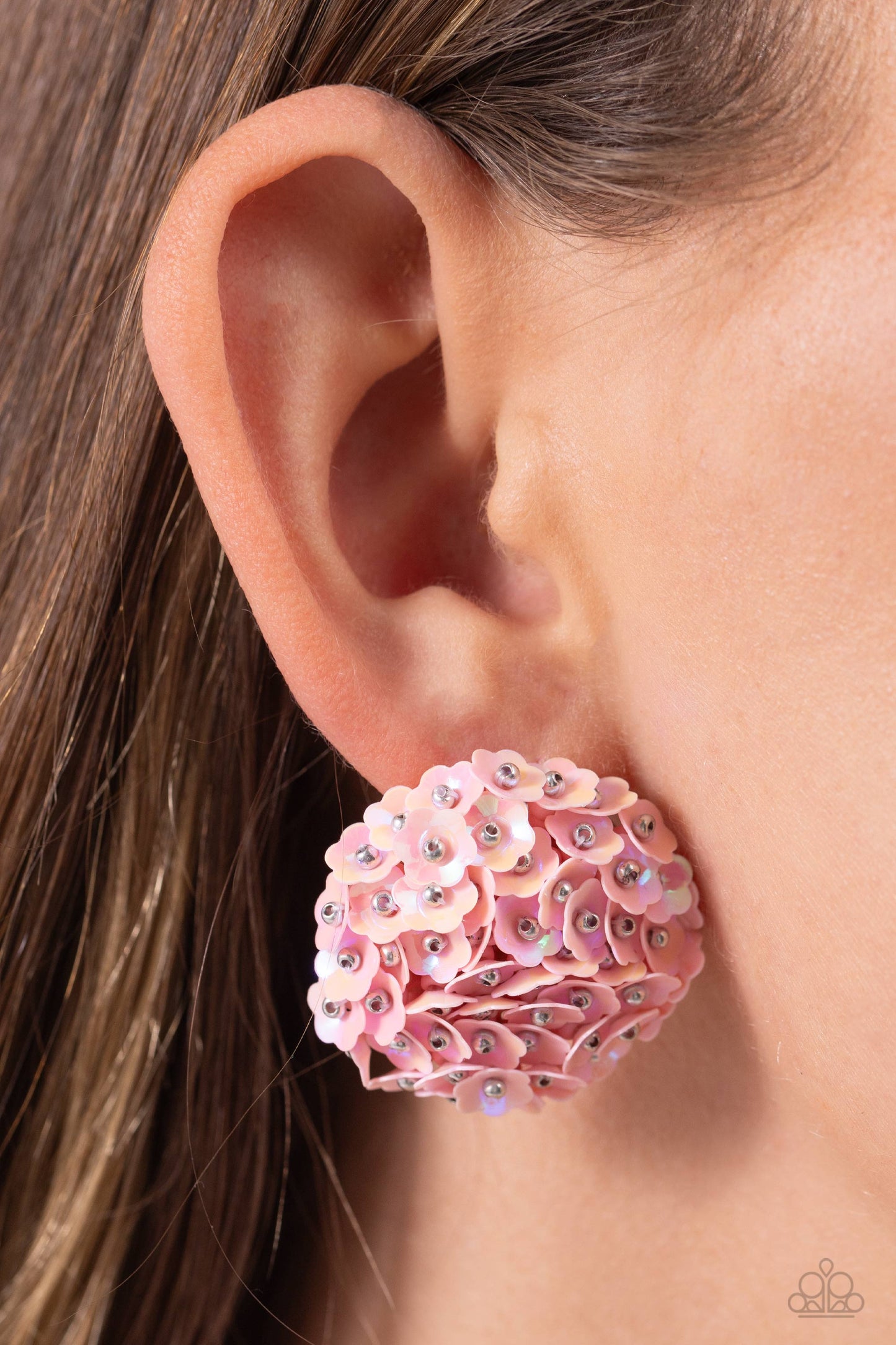 Corsage Character - pink - Paparazzi earrings