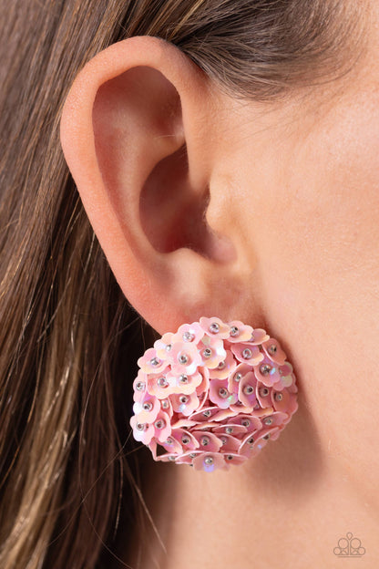 Corsage Character - pink - Paparazzi earrings