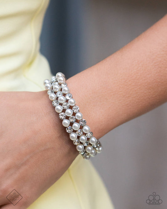 Cosmetic Character - white - Paparazzi bracelet