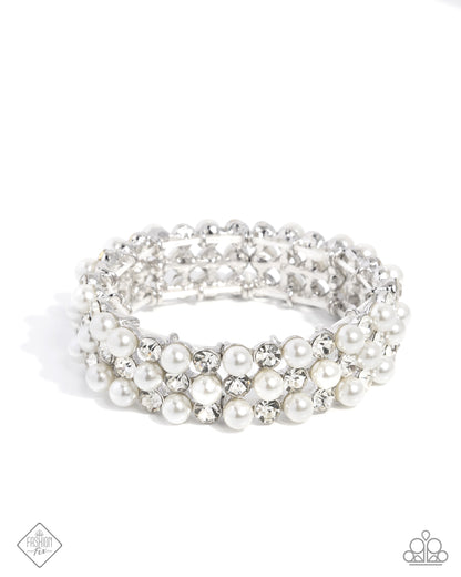 Cosmetic Character - white - Paparazzi bracelet