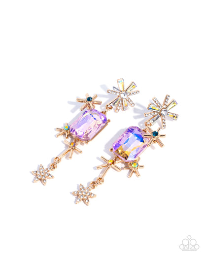 Cosmic Catch - multi - Paparazzi earrings