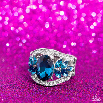 Cosmic Clique - blue - Paparazzi ring