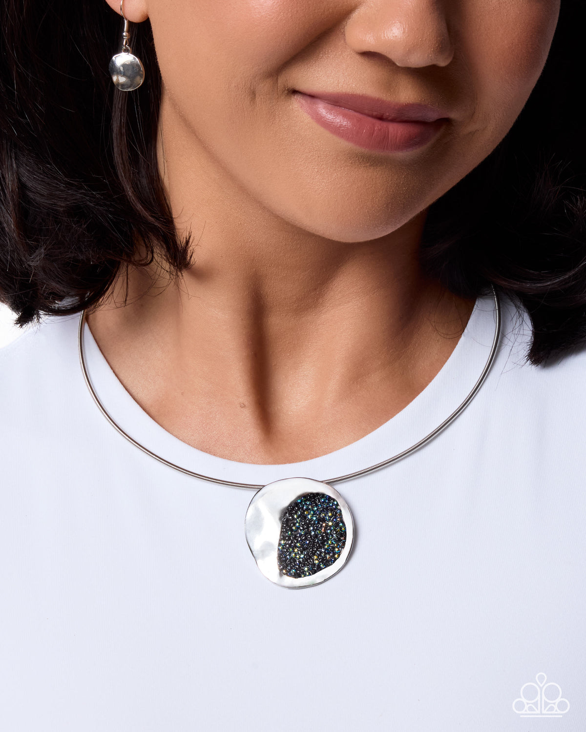 Cosmic Color - black - Paparazzi necklace