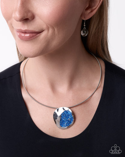 Cosmic Color - blue - Paparazzi necklace