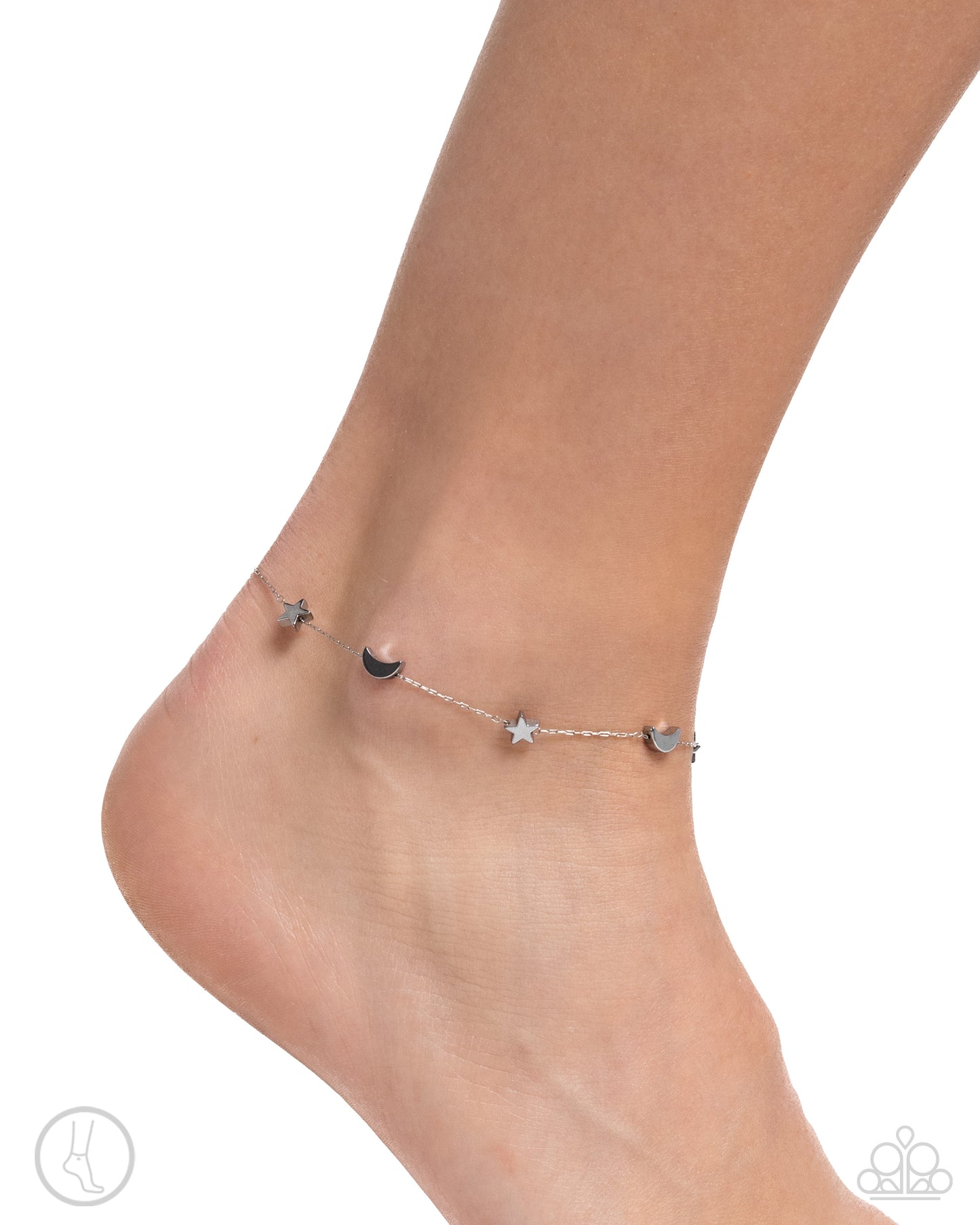 Cosmic Craze - silver - Paparazzi anklet