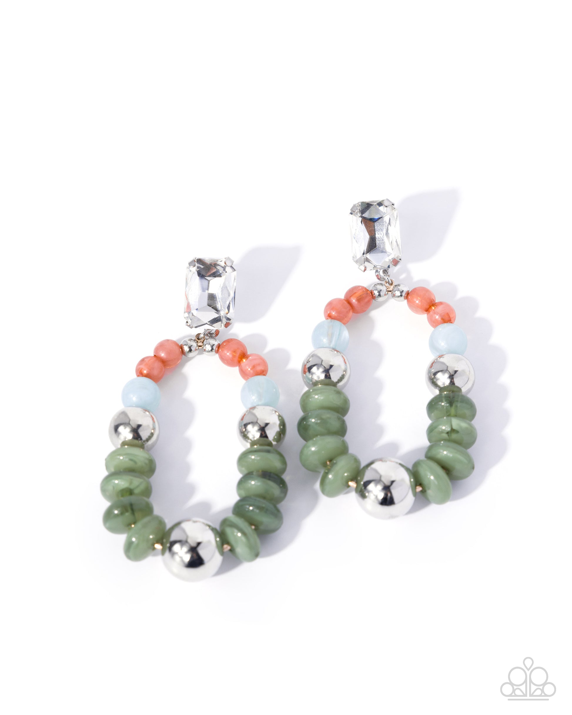 Cosmopolitan Color - green - Paparazzi earrings