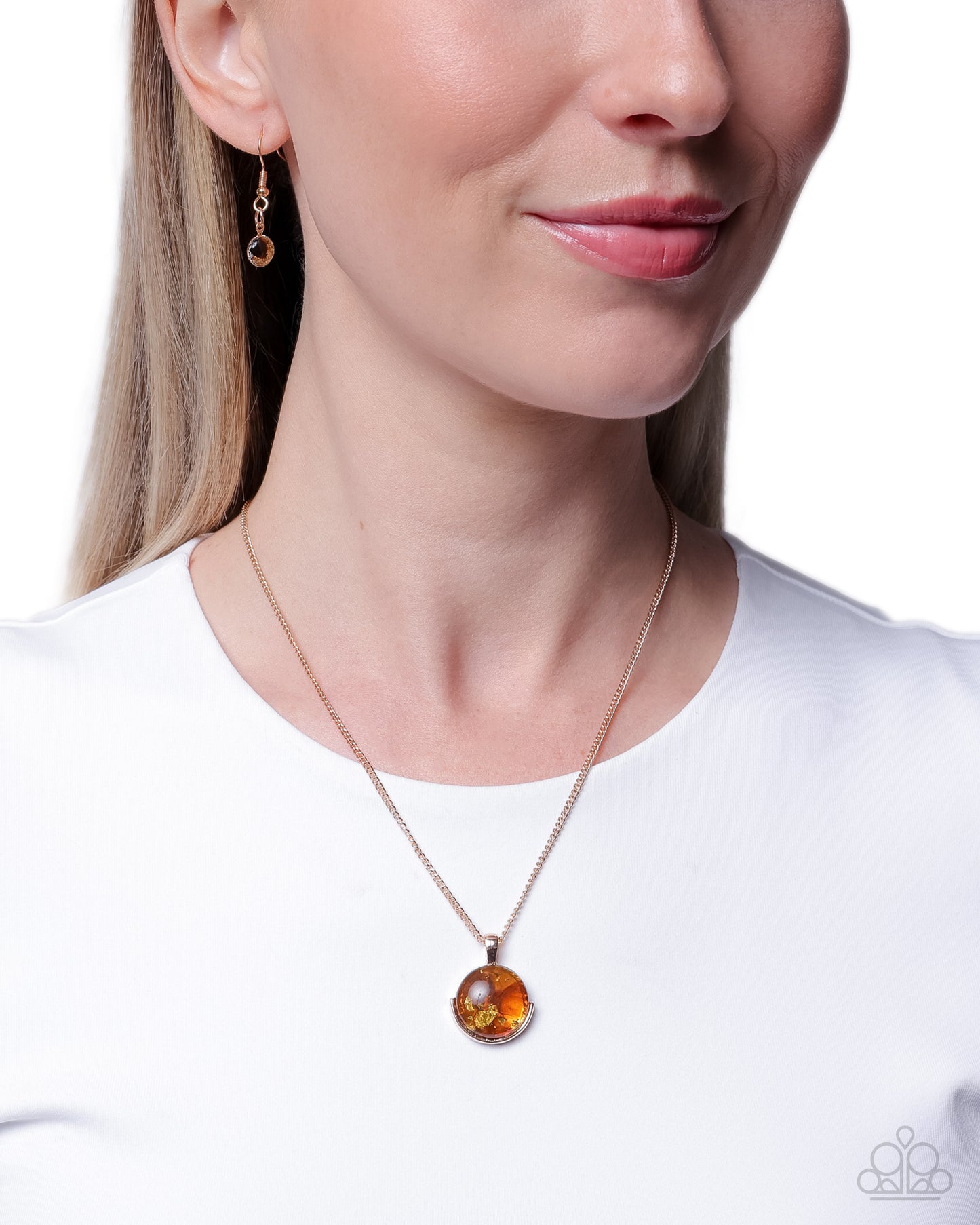 Cosmopolitan Comfort - brown - Paparazzi necklace