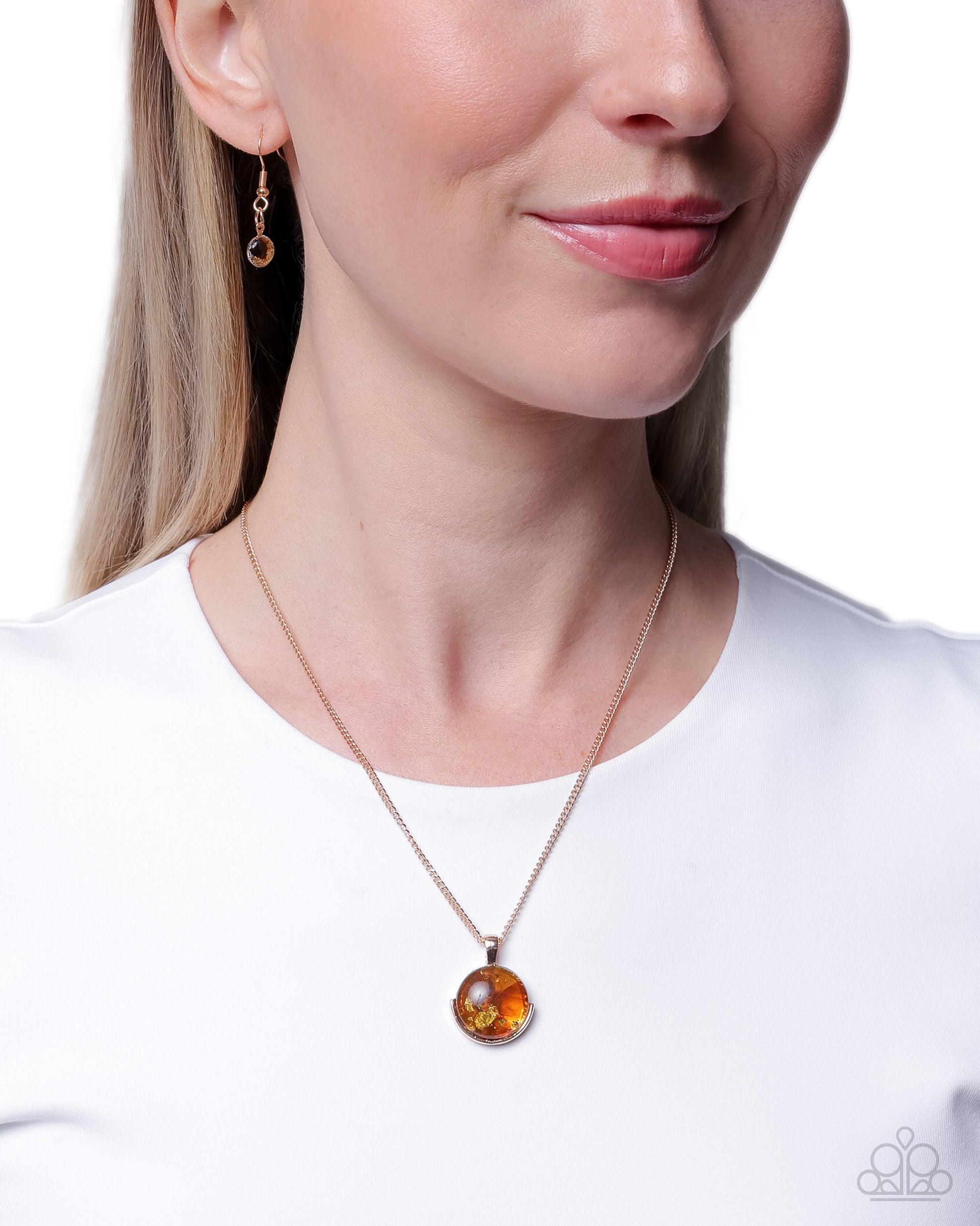 Cosmopolitan Comfort - brown - Paparazzi necklace