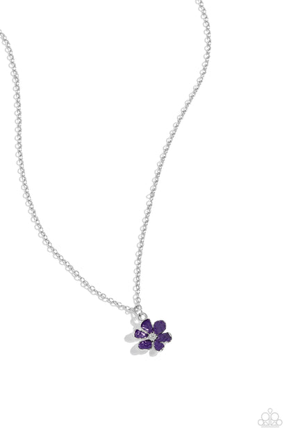Cottage Retreat - purple - Paparazzi necklace