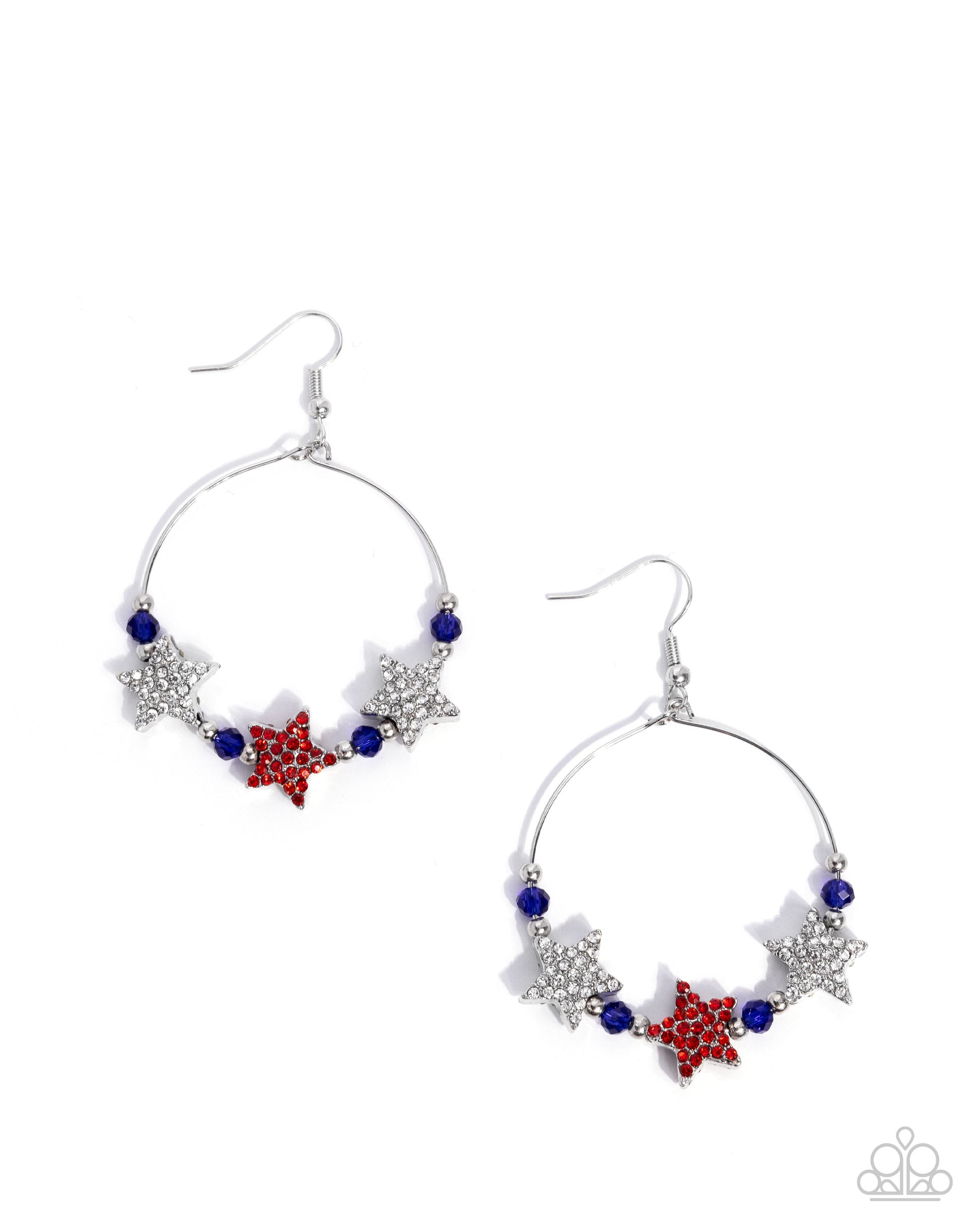 Country Countdown - multi - Paparazzi earrings