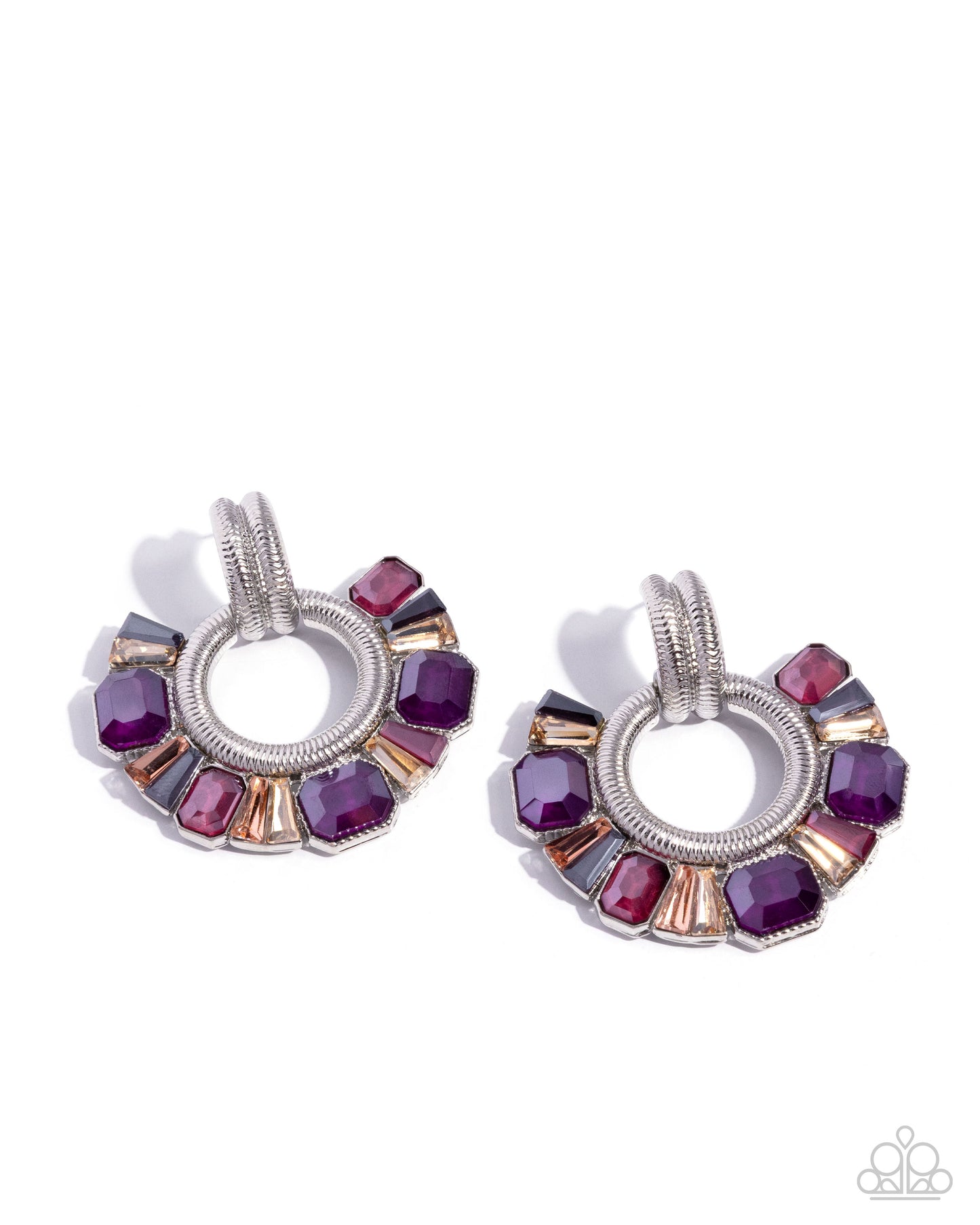 Courteous Chic - purple - Paparazzi earrings