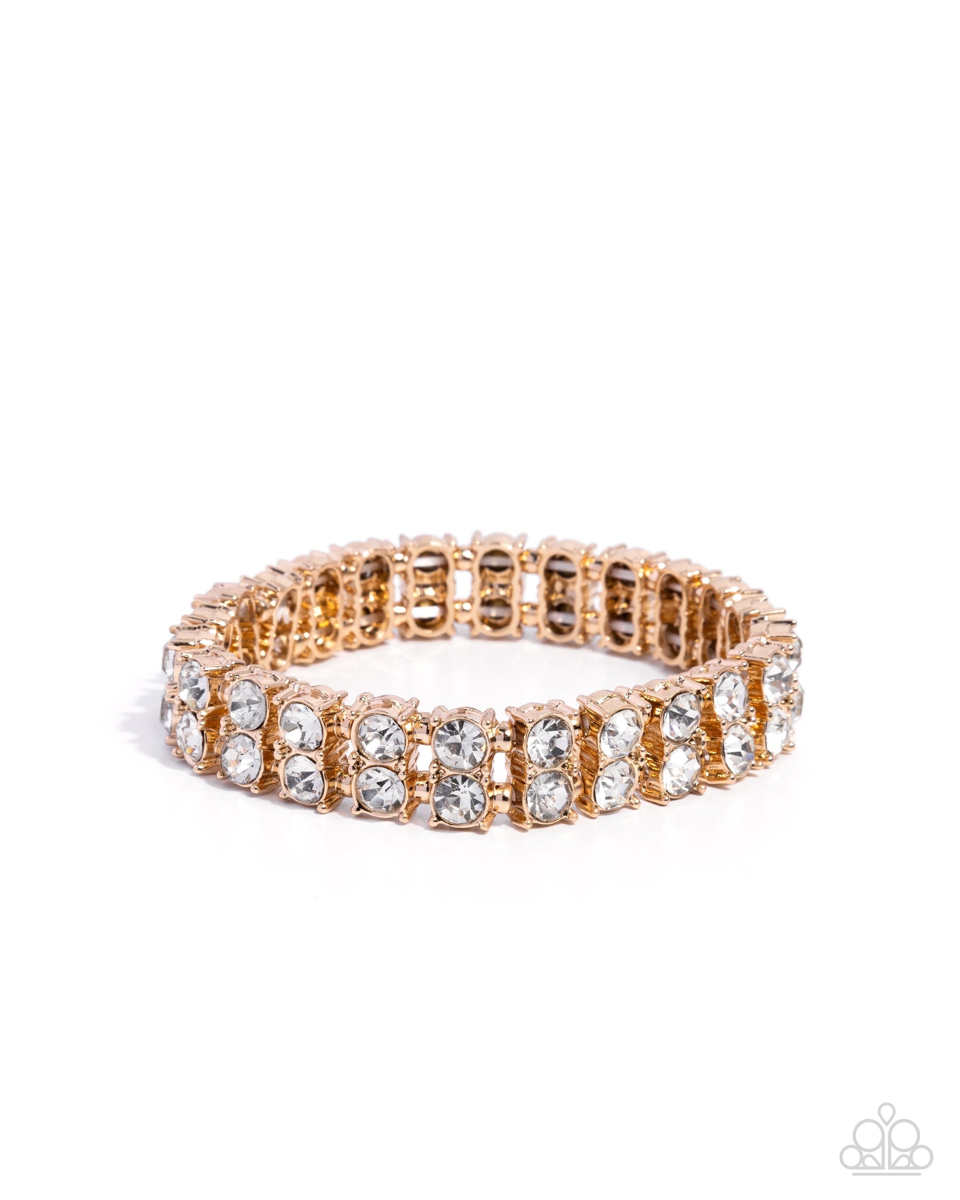 Courtesy Chic - gold - Paparazzi bracelet