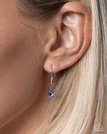 Courting Cache - blue - Paparazzi necklace