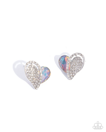 Courting Cadenza - silver - Paparazzi earrings