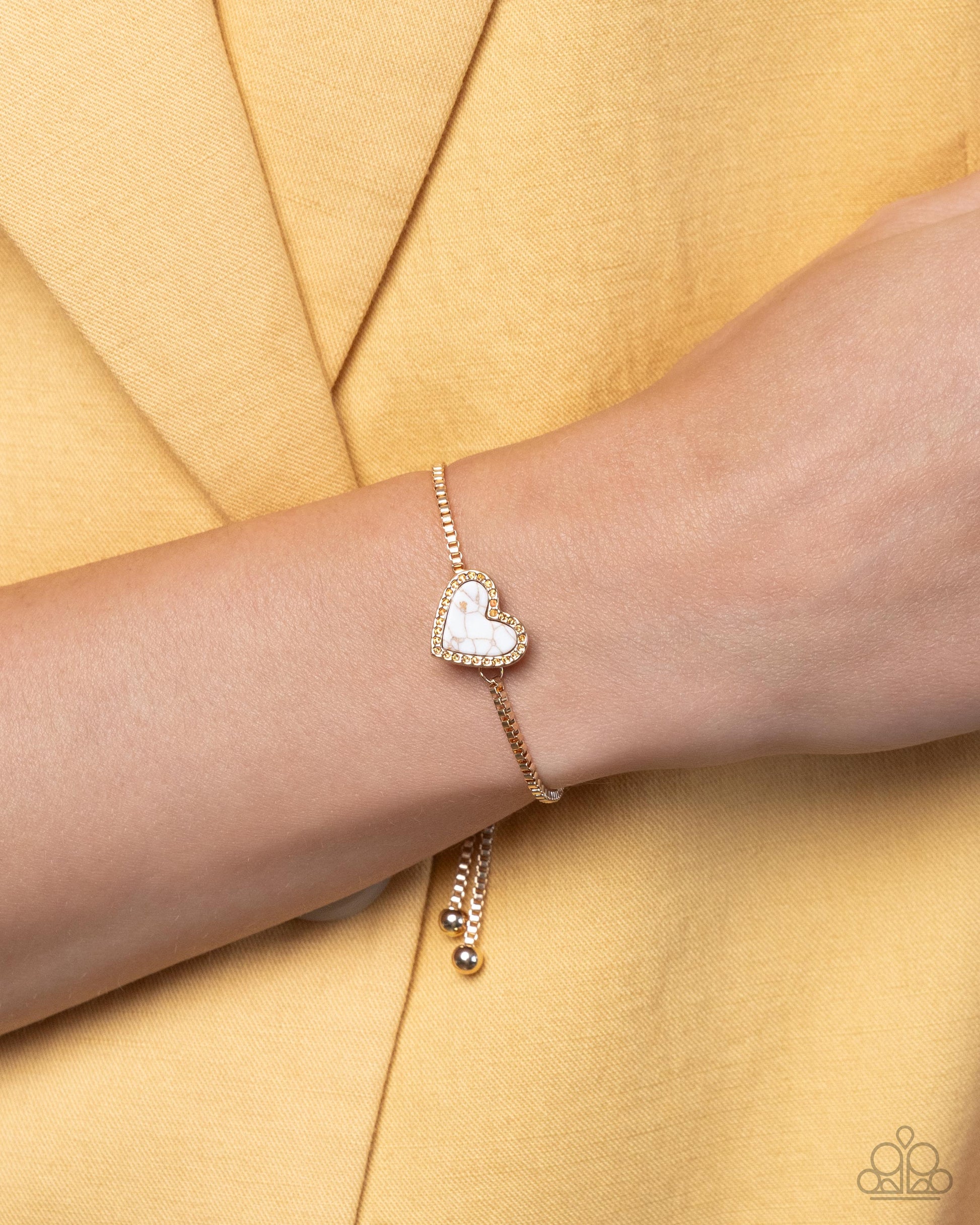 Courting California - gold - Paparazzi bracelet