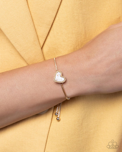 Courting California - gold - Paparazzi bracelet