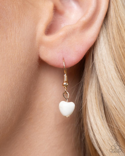 Courting Calypso - gold - Paparazzi necklace