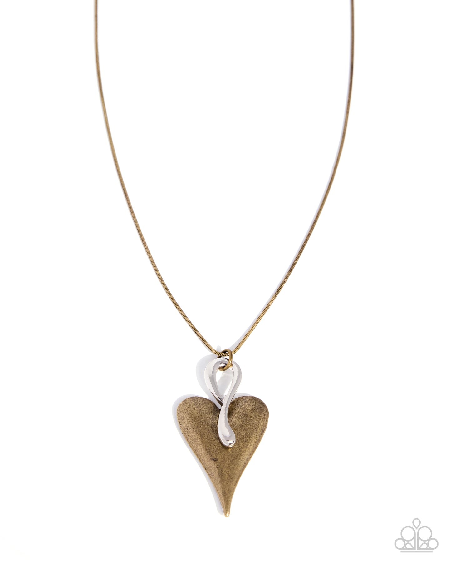 Courting Chief - brass - Paparazzi necklace