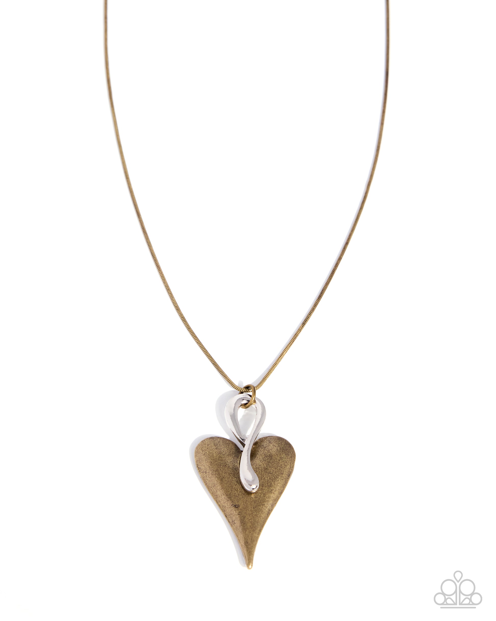 Courting Chief - brass - Paparazzi necklace