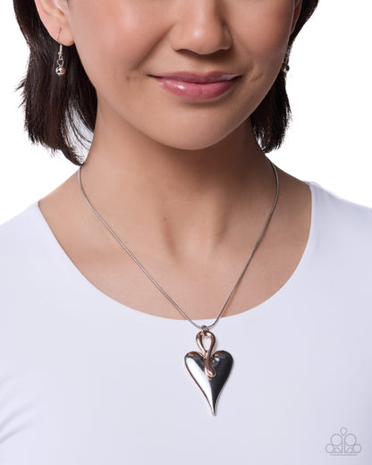 Courting Chief - silver - Paparazzi necklace