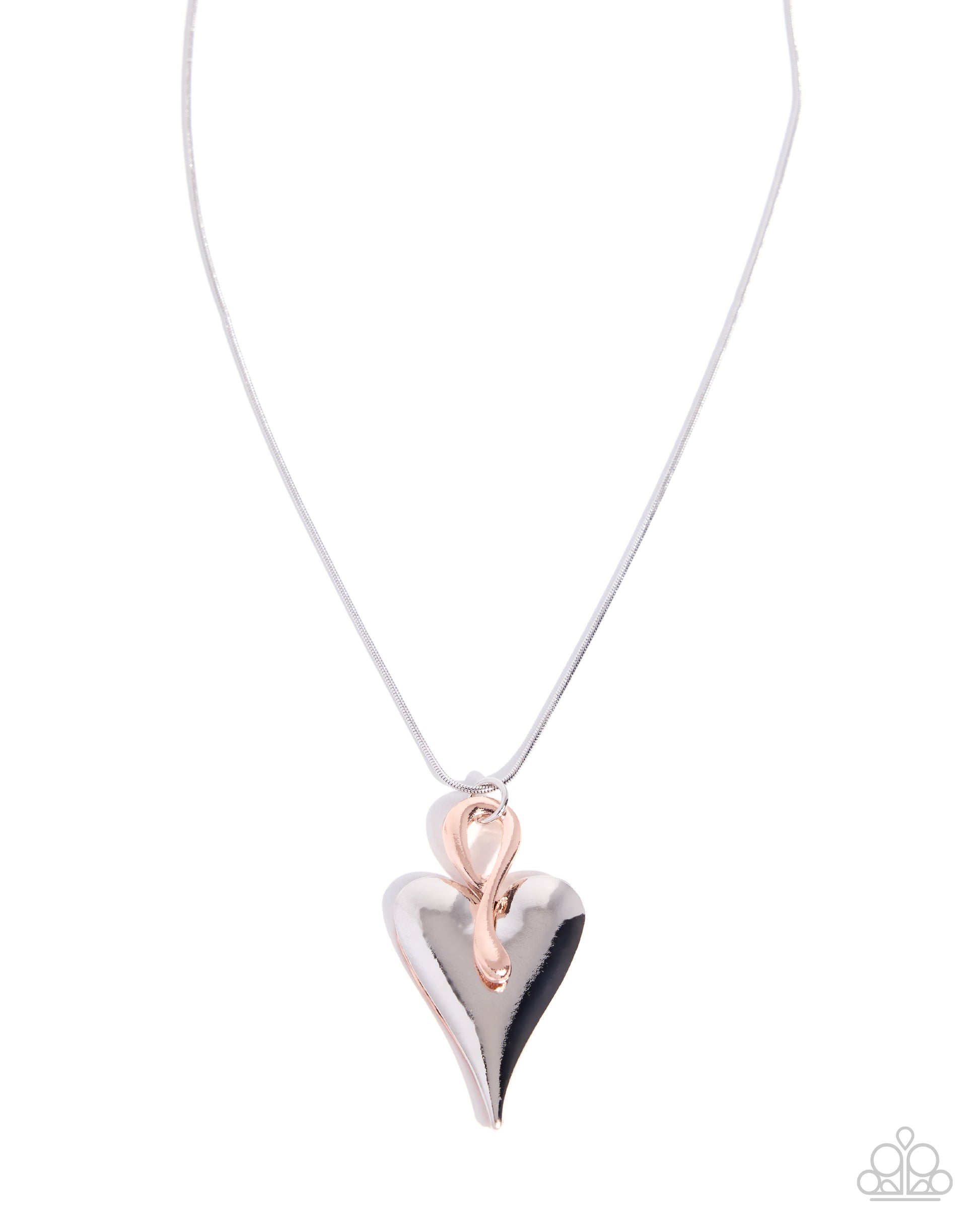 Courting Chief - silver - Paparazzi necklace