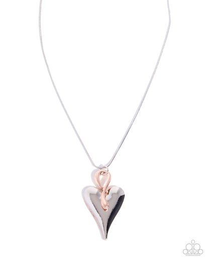 Courting Chief - silver - Paparazzi necklace