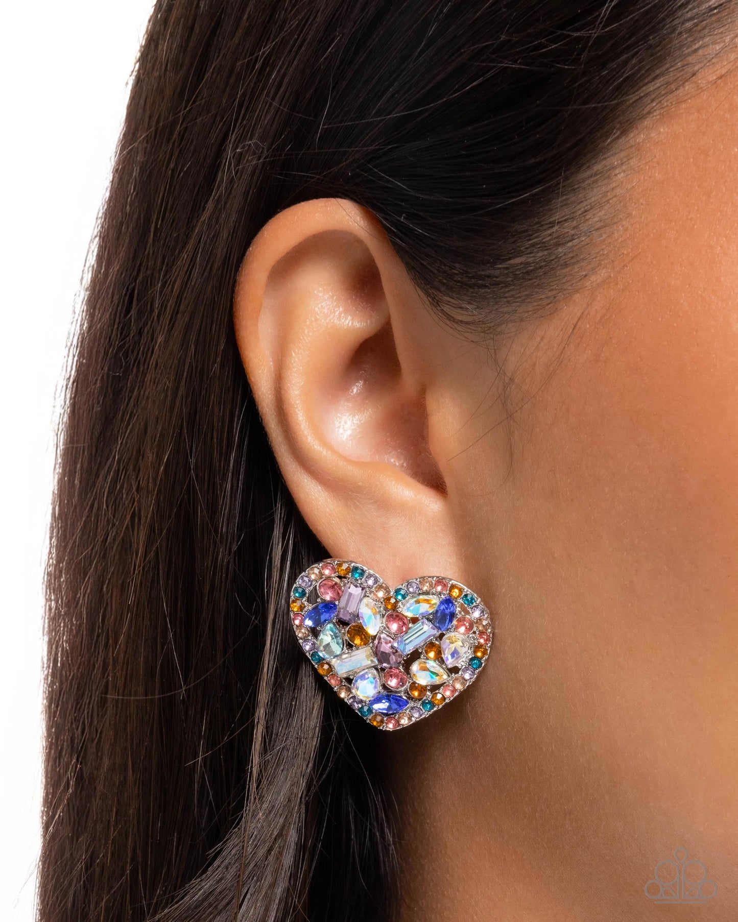 Courting Command - multi - Paparazzi earrings
