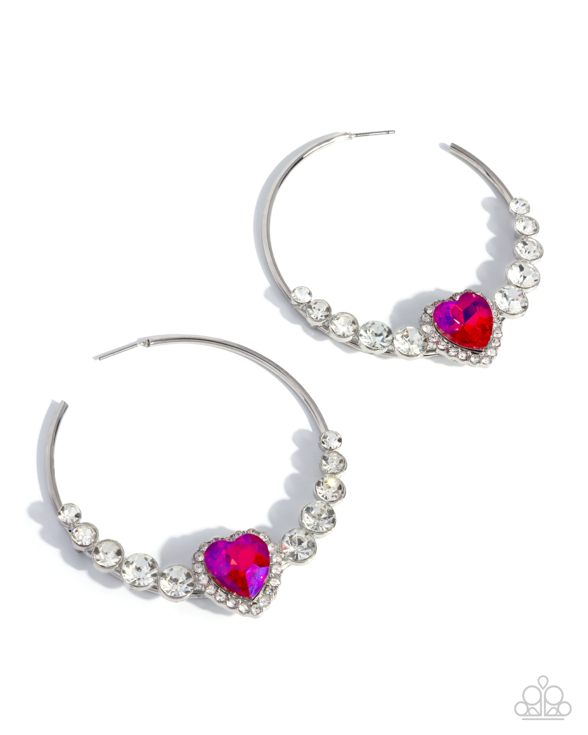 Courting Confidence - pink - Paparazzi earrings