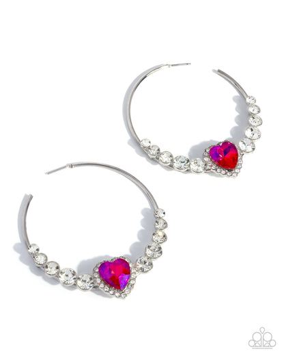 Courting Confidence - pink - Paparazzi earrings