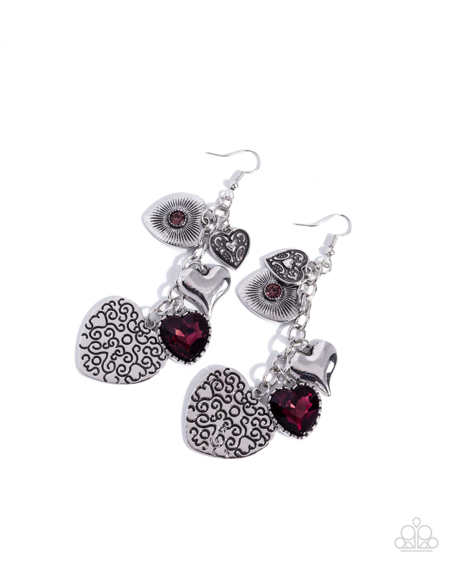 Courting Favor - purple - Paparazzi earrings