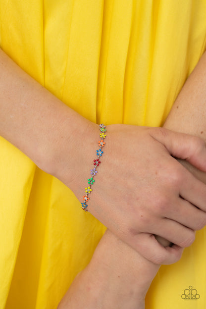 Courting Flowers - multi - Paparazzi bracelet