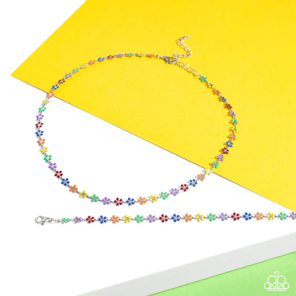 Courting Flowers - multi - Paparazzi bracelet
