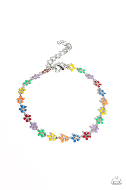 Courting Flowers - multi - Paparazzi bracelet