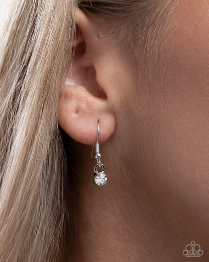 Cowboy Cadence - white - Paparazzi LANYARD necklace