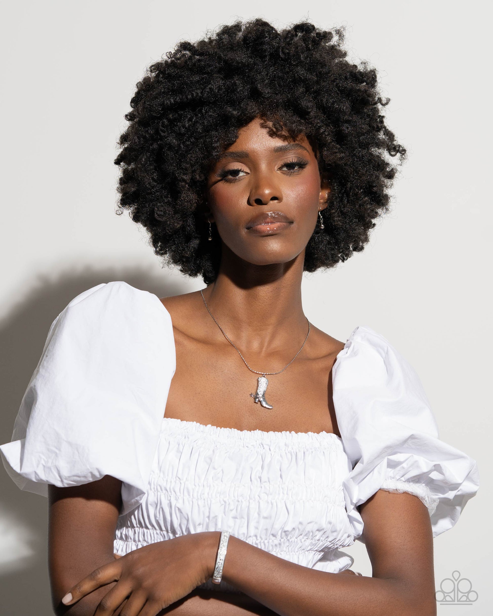 Cowboy Confidence - white - Paparazzi necklace