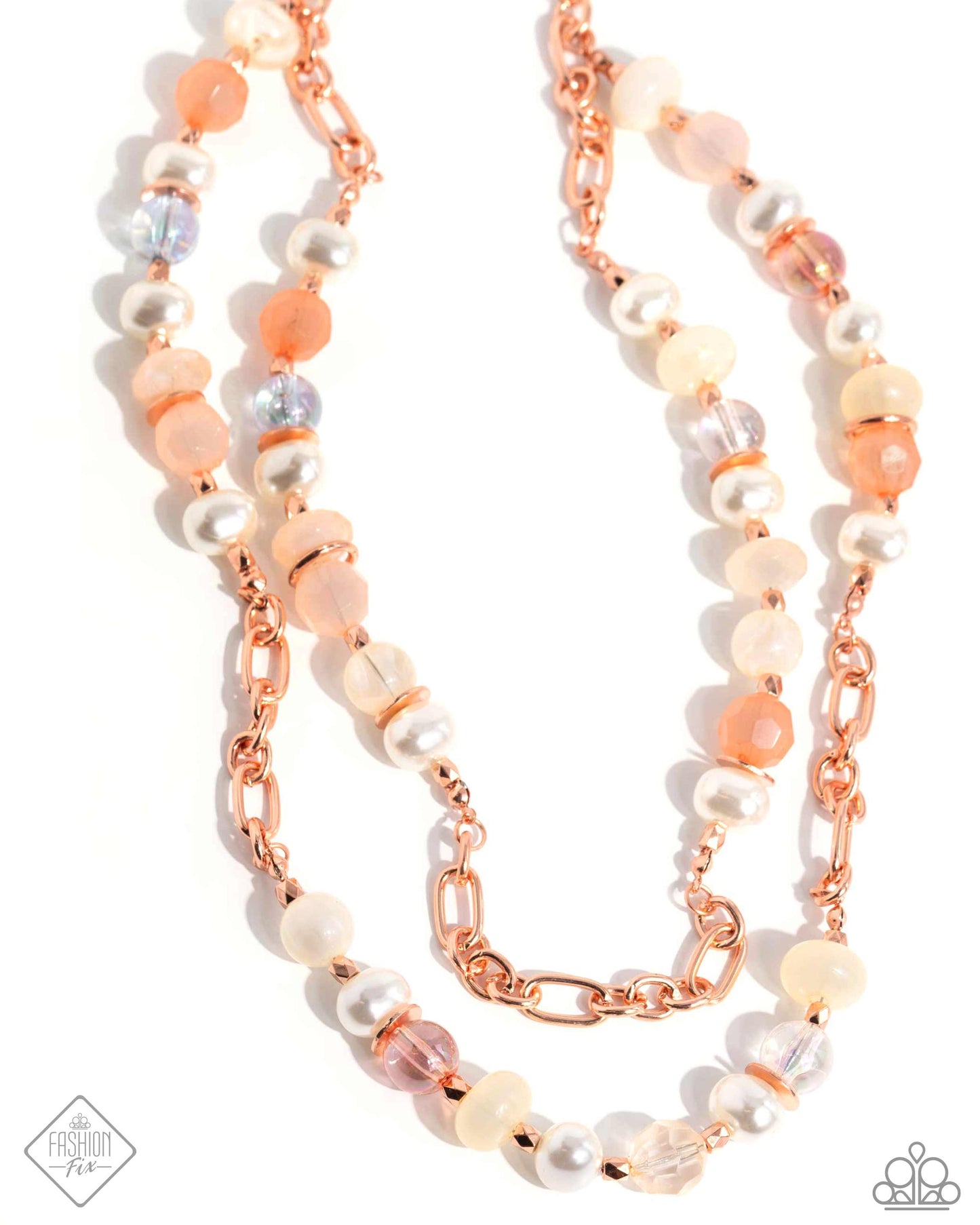 Crack of Dawn - copper - Paparazzi necklace