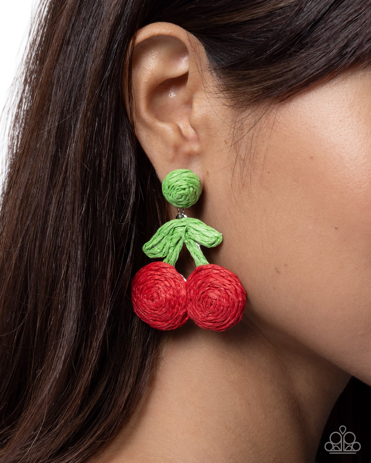 Crafted Cherry - red - Paparazzi earrings