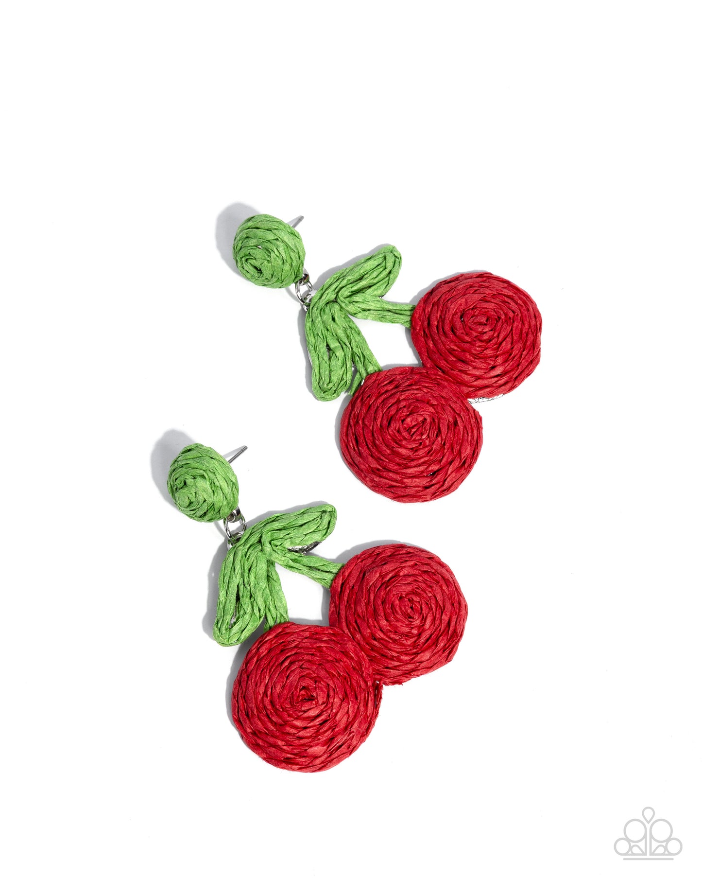 Crafted Cherry - red - Paparazzi earrings