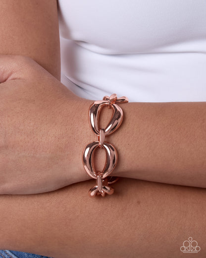 Crafted Companion - copper - Paparazzi bracelet