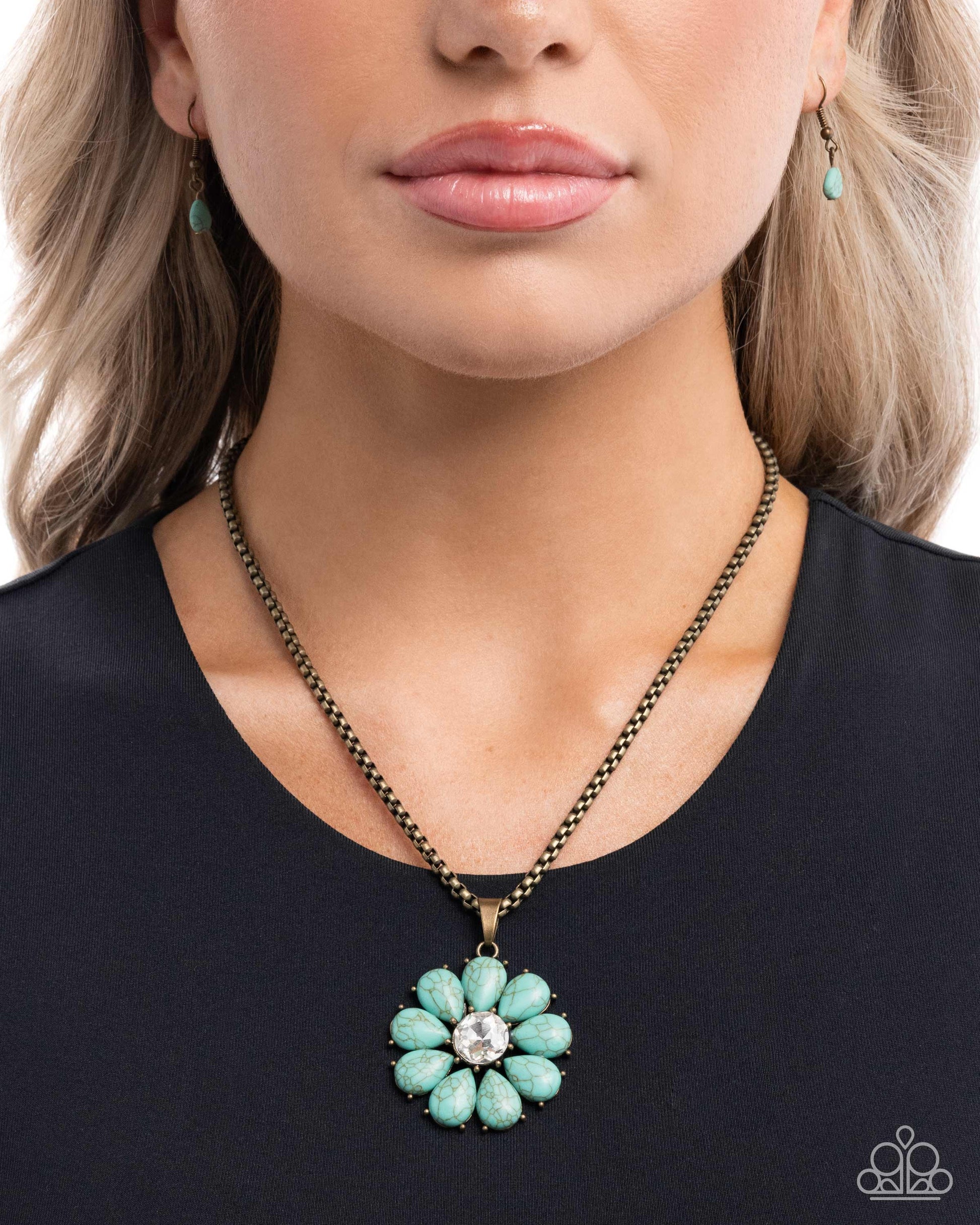 Creative Caliber - brass - Paparazzi necklace