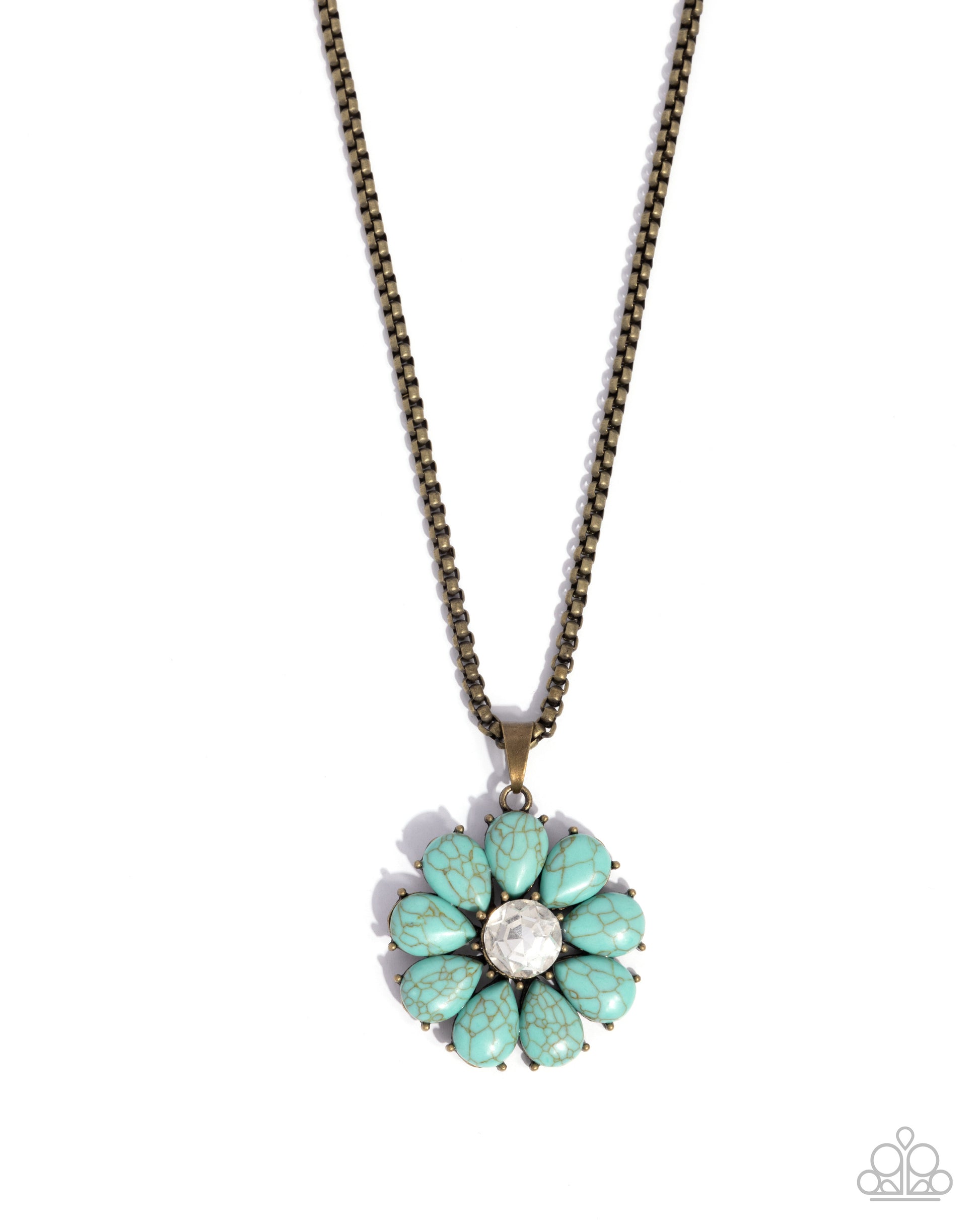 Creative Caliber - brass - Paparazzi necklace