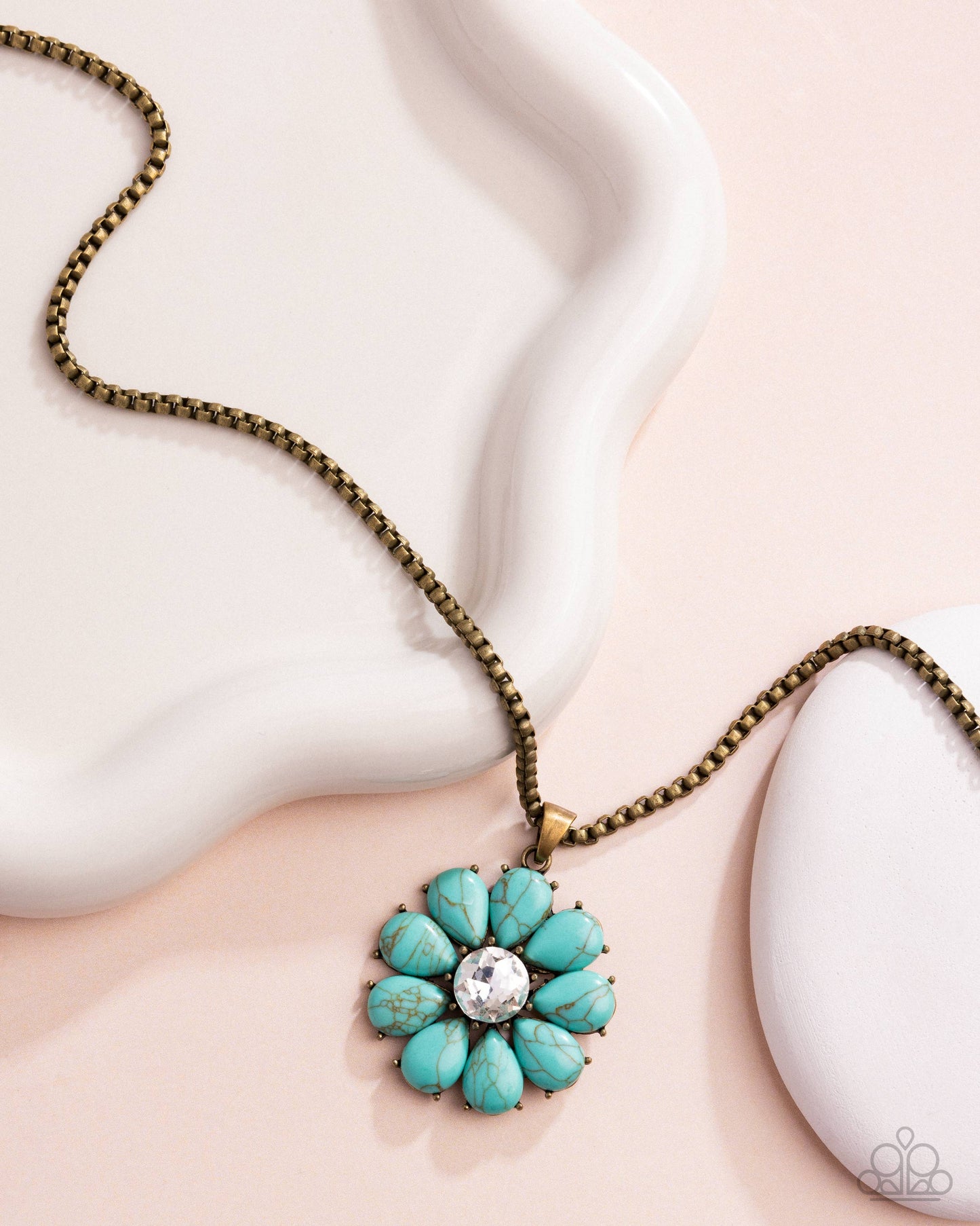 Creative Caliber - brass - Paparazzi necklace