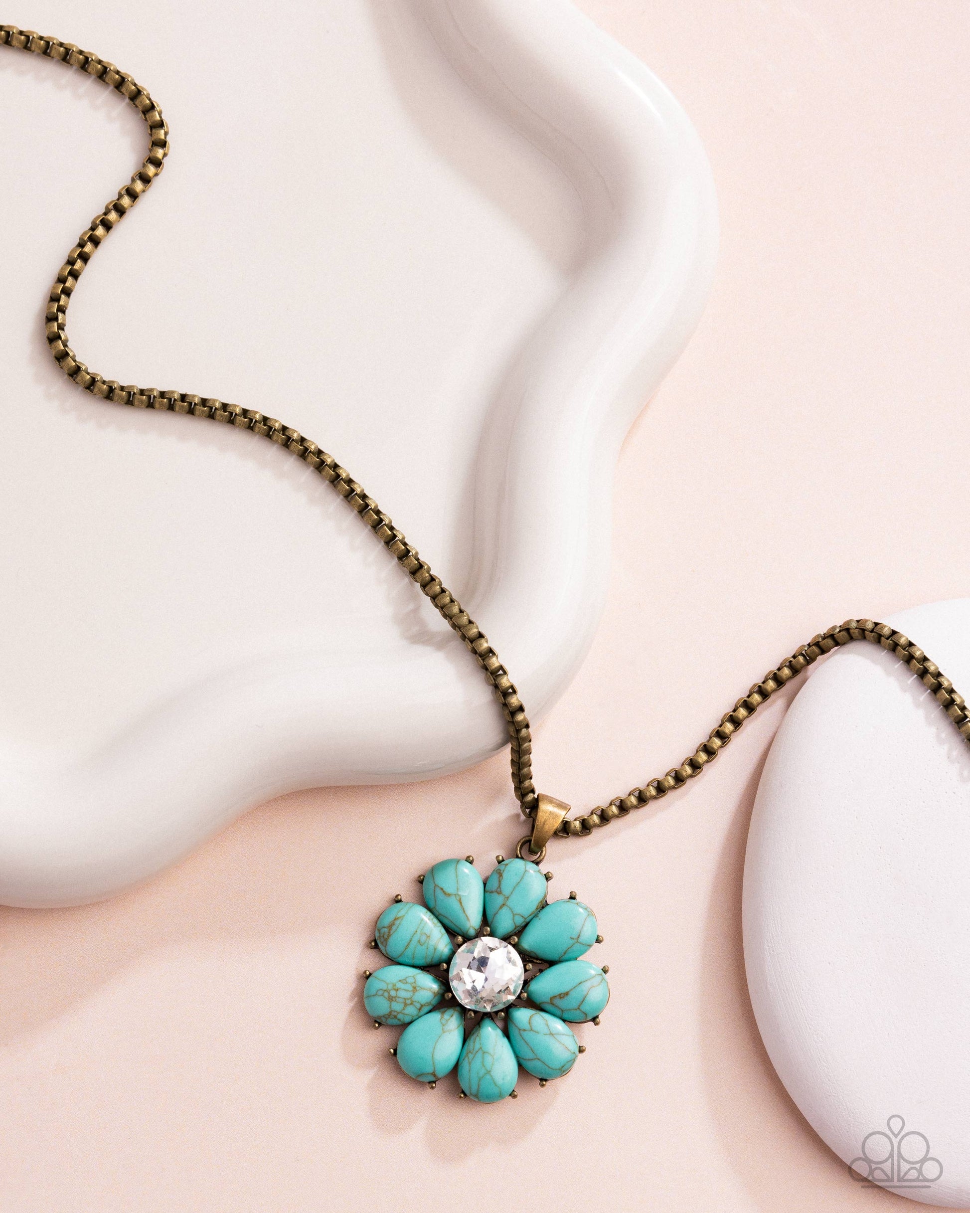 Creative Caliber - brass - Paparazzi necklace