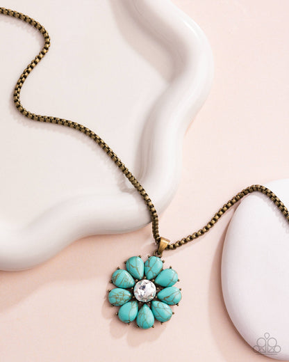 Creative Caliber - brass - Paparazzi necklace