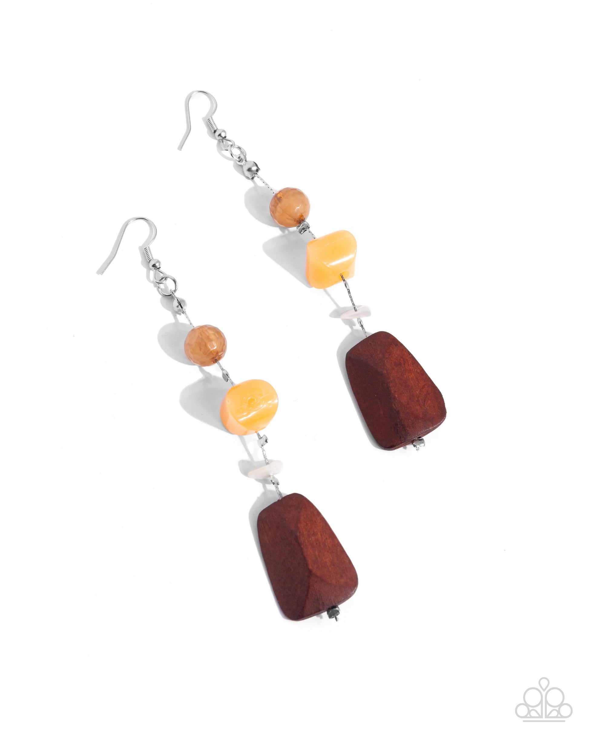 Creative Collection - orange - Paparazzi earrings