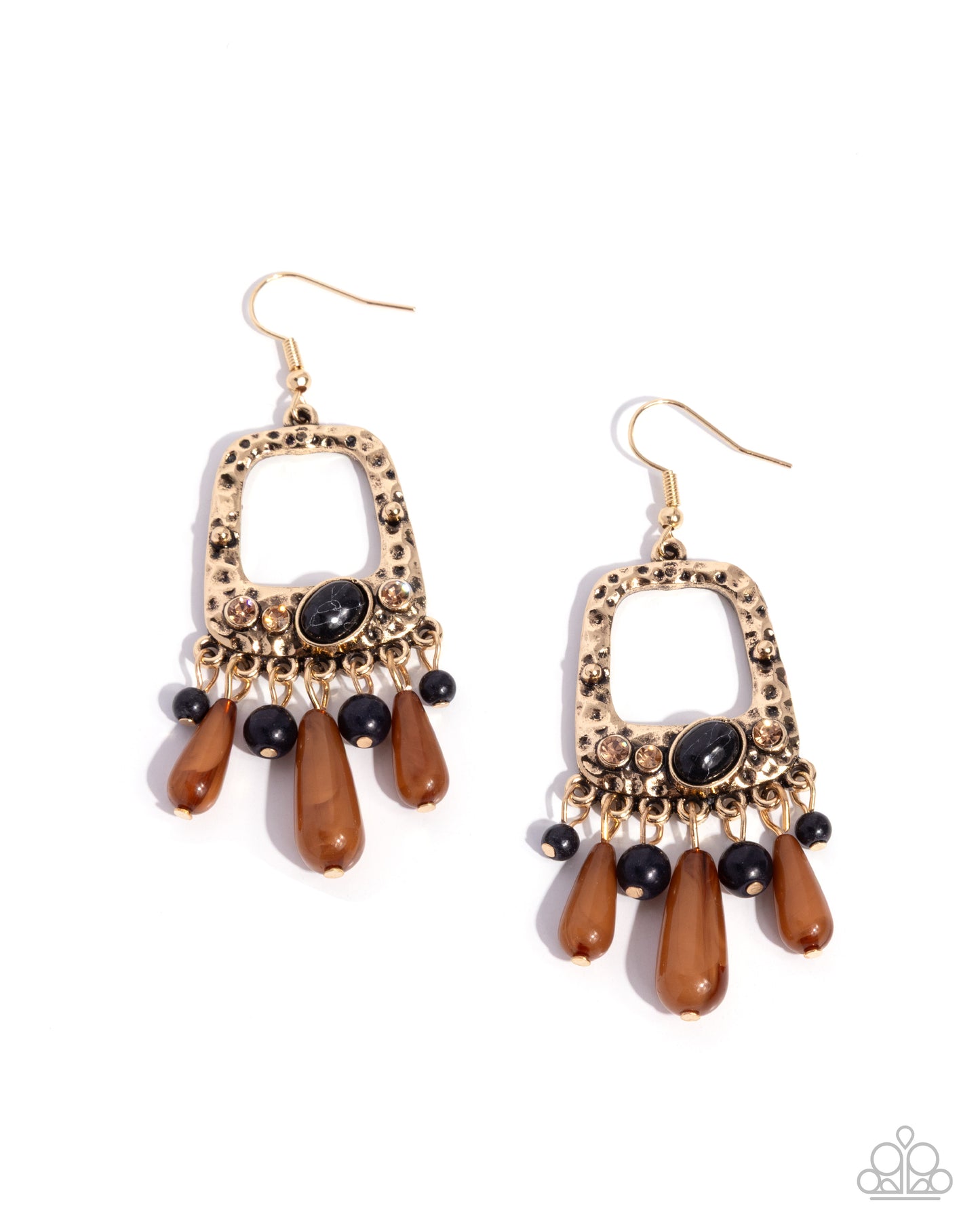 Creative Craft - black - Paparazzi earrings