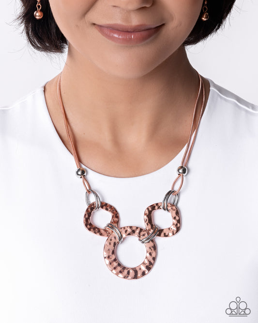 Critical Chic - copper - Paparazzi necklace