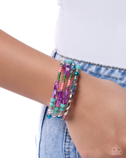 Crowd Pleasing Chic - blue - Paparazzi bracelet