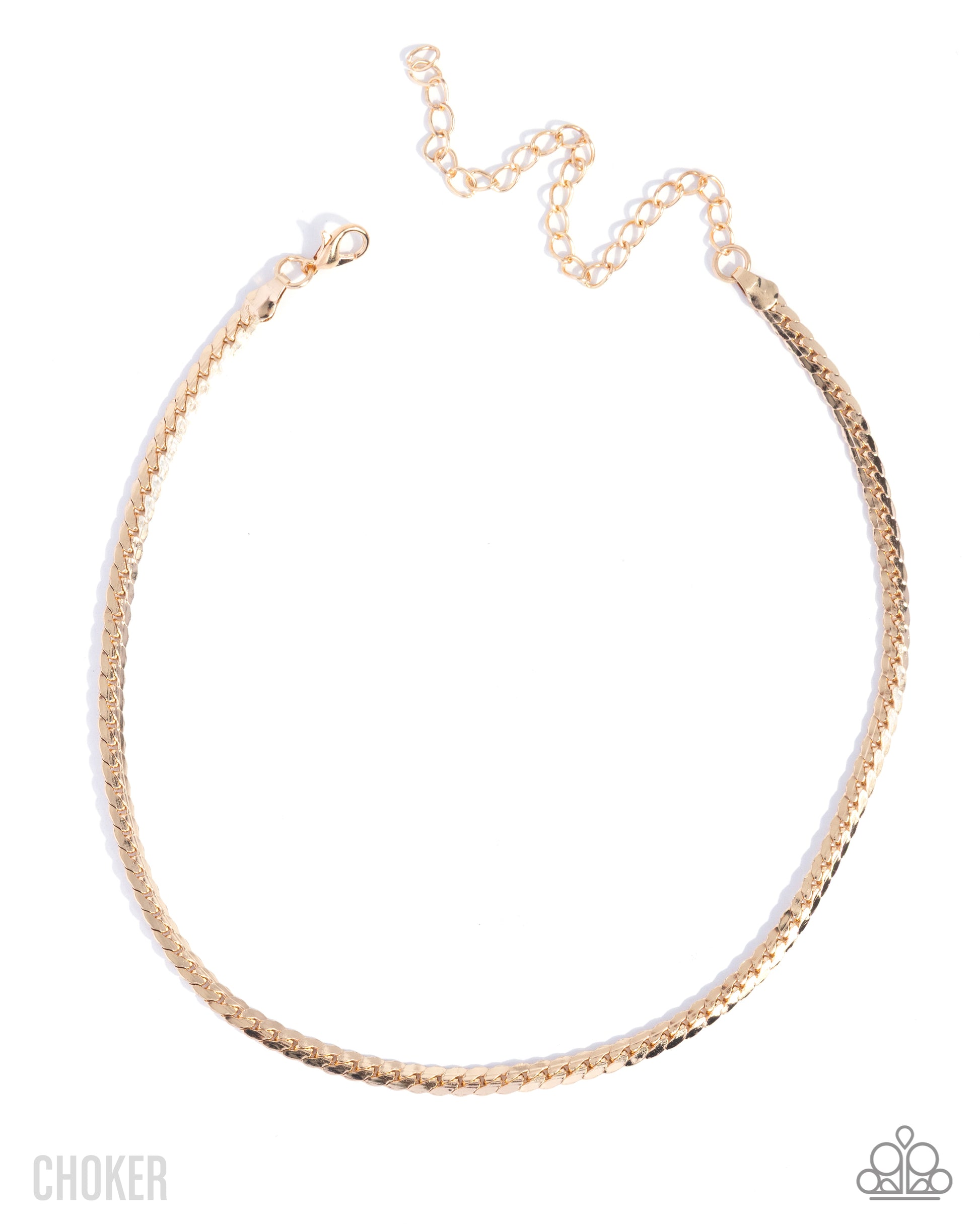 Crowning Challenge - gold - Paparazzi necklace